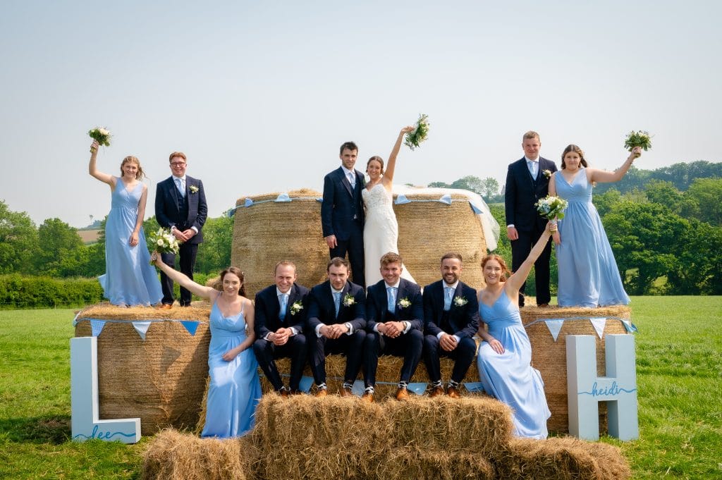 a group of people posing for a photo