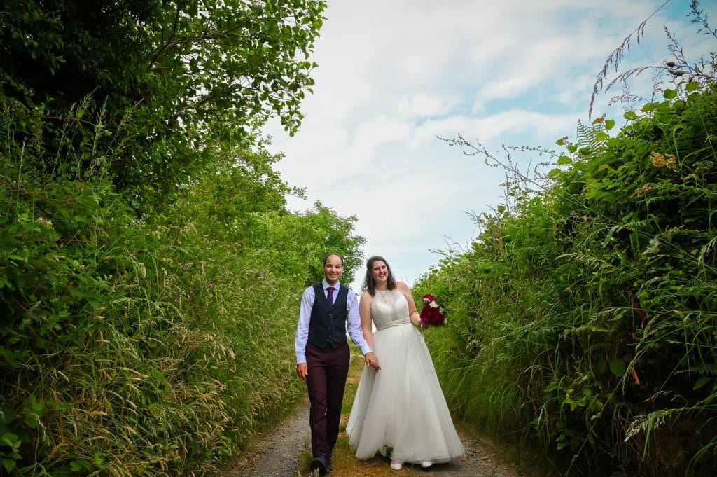 Wedding Portrait Photos near the Old Barn at the Milky Way