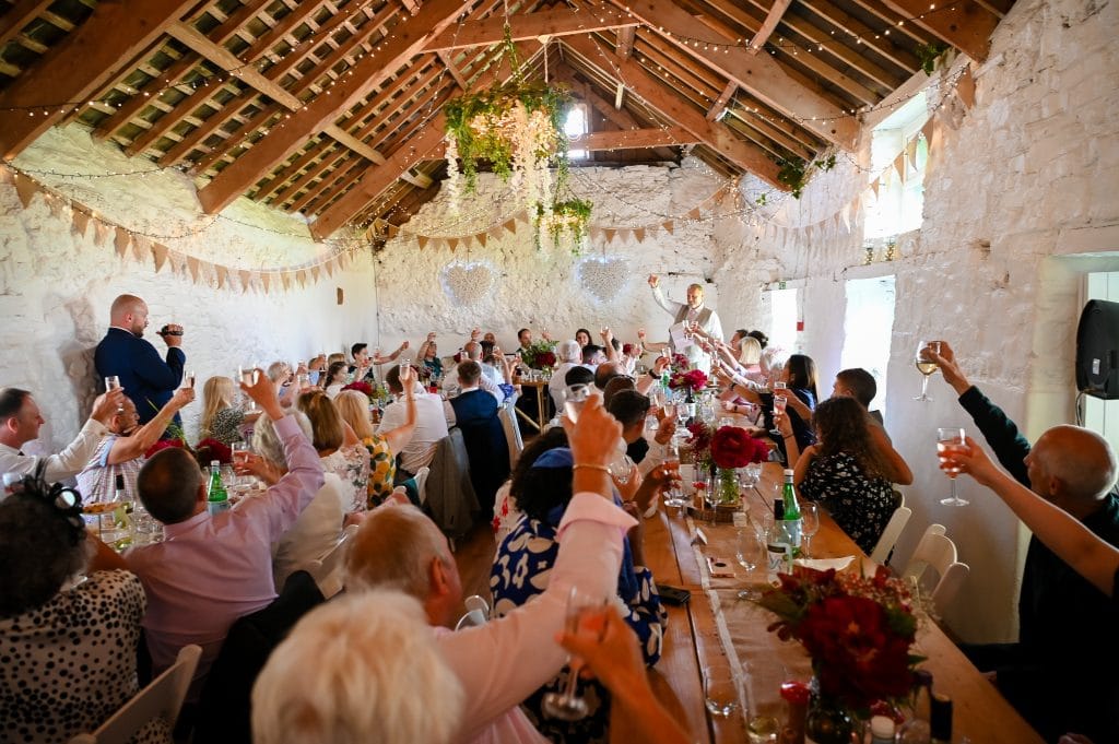 Wedding at the Old Barn at the Milky Way, Devon