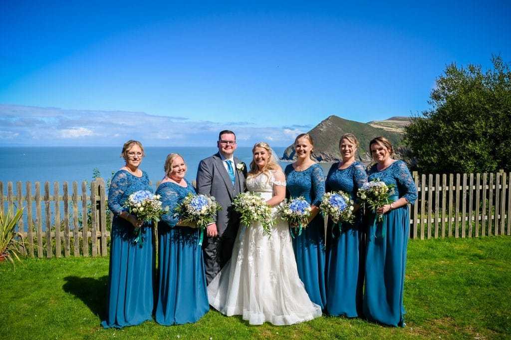 a group of people posing for a photo