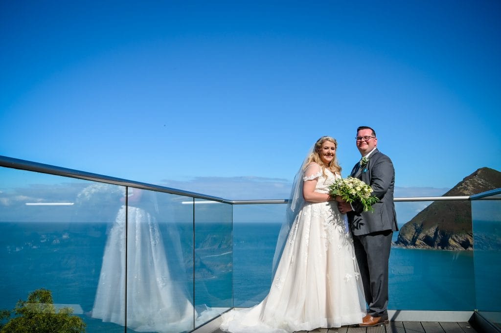a man and woman posing for a picture