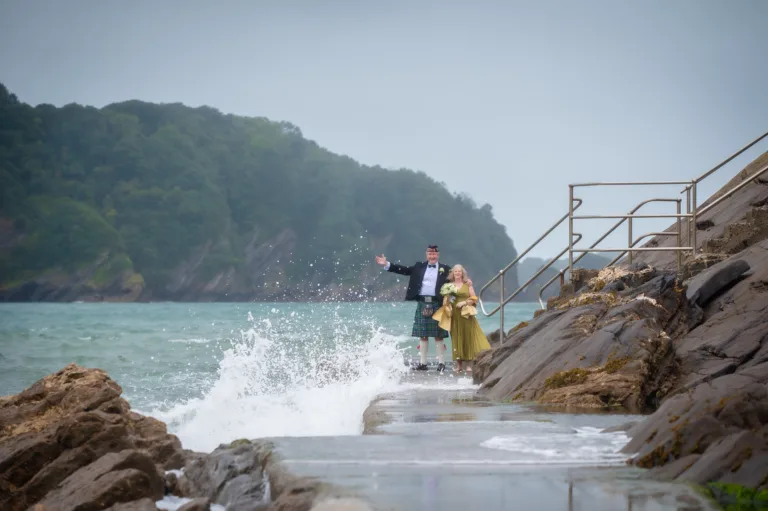 Sandy Cove Elopement - Combe Martin Beach